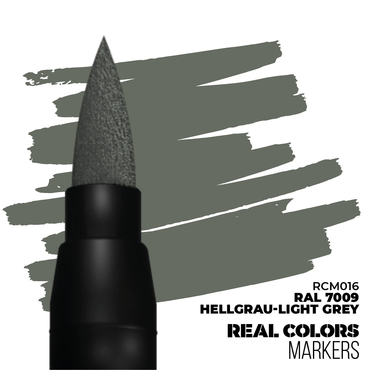 AK-Interactive - Real Color Markers Ral 7009 Hellgrau-Light Grey RCM016