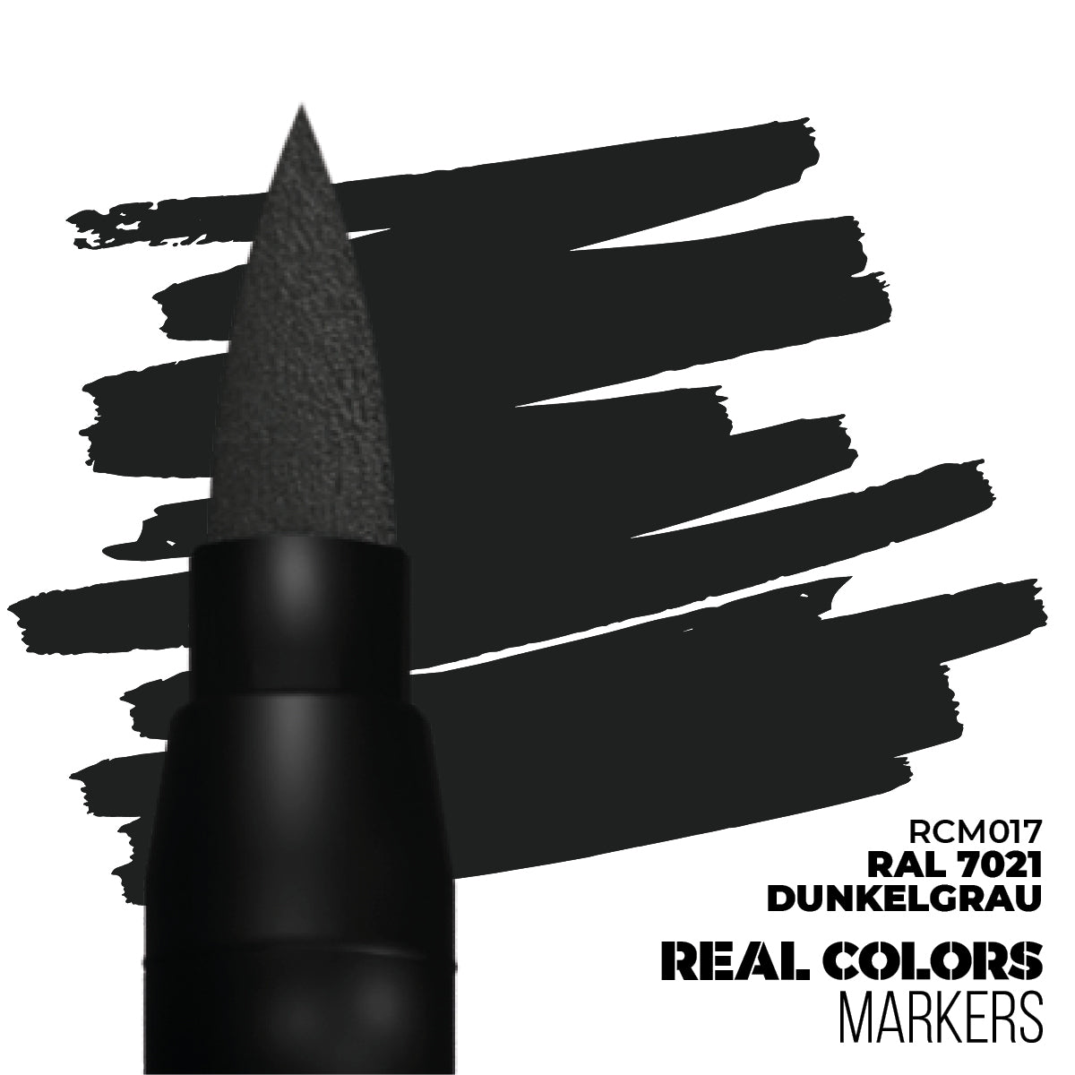 AK-Interactive - Real Color Markers Ral 7021 Dunkelgrau RCM017