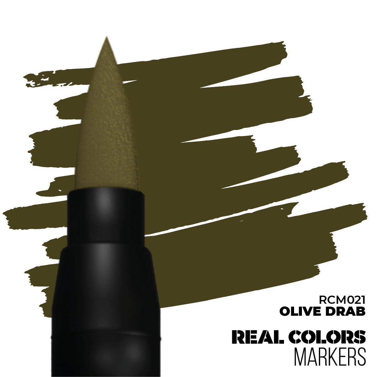 AK-Interactive - Real Color Markers Olive Drab RCM021