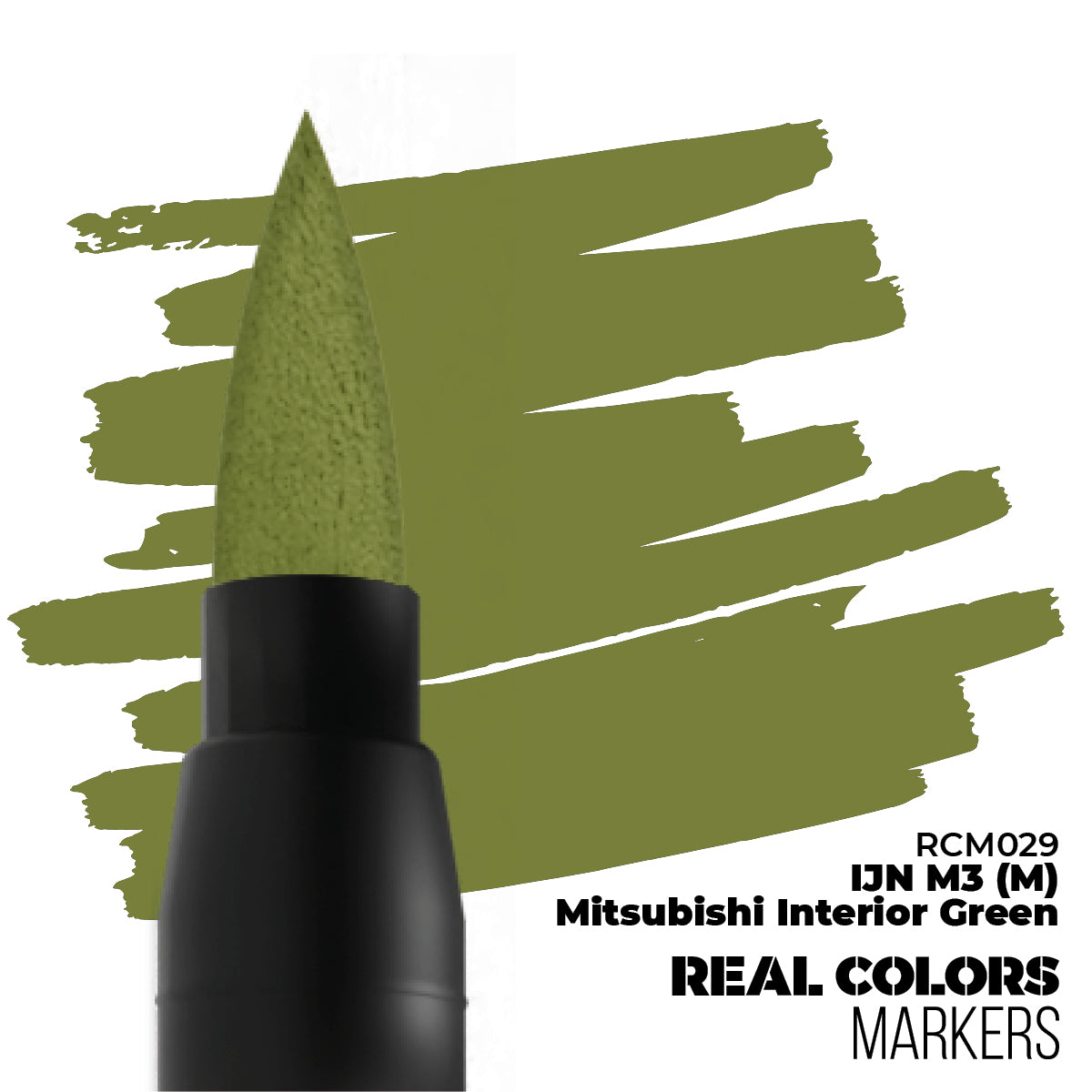 AK-Interactive - Real Color Markers Ijn M3 (M) Mitsubishi Interior Green RCM029