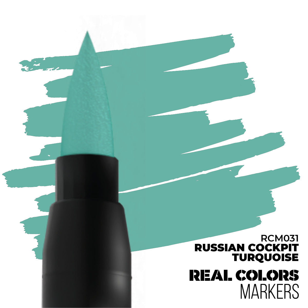 AK-Interactive - Real Color Markers Russian Cockpit Turquoise RCM031