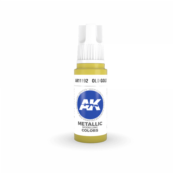 AK-Interactive - Old Gold Metallic (17ml) 3rd Gen Acrylic