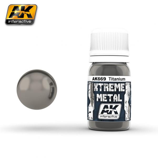 AK-Interactive: Xtreme Metal Titanium 30ml