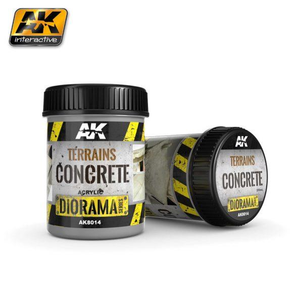 AK-Interactive: (Texture) TERRAINS CONCRETE - 250ml (Acrylic)